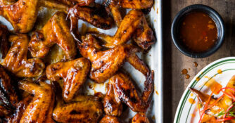 Grilled Wings with Agrodolce