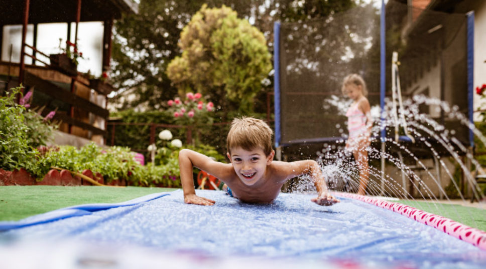I Don't Have a Pool—So I Turned My Backyard Into a Water Park