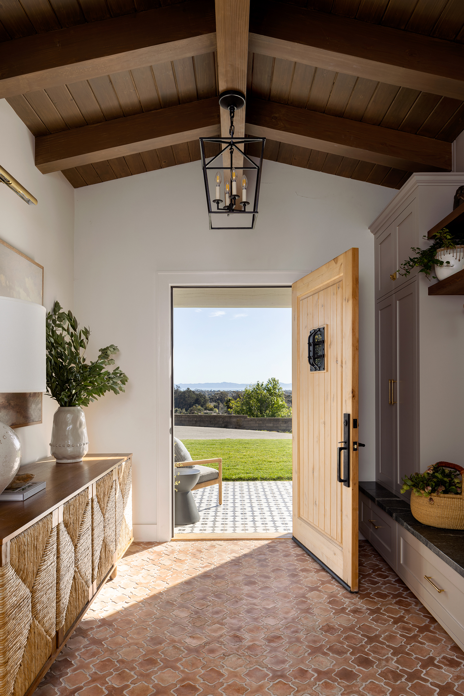 Entry in Santa Barbara House by Madison Nicole Design