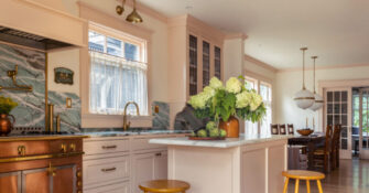 Kitchen in Seattle House by Kenna Stout/Brio Interior Design