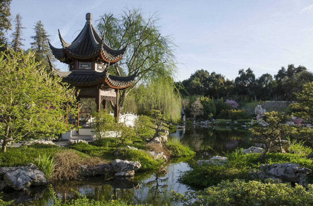 The Huntington Chinese Garden Pavilion of The Three Friends